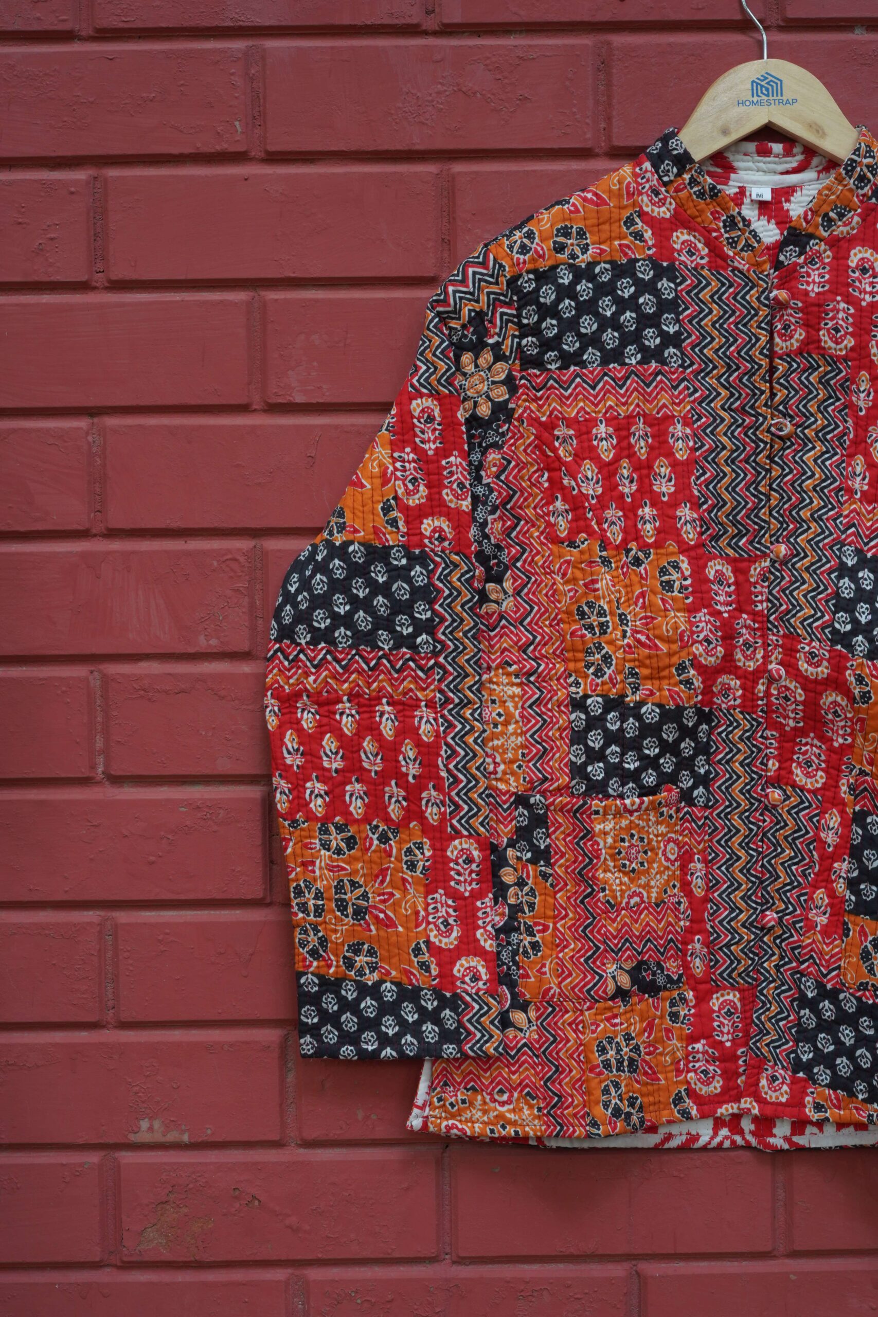 Handembroidered Velvet Jacket | Boho Home Decor | Mimily Shop - Image 3