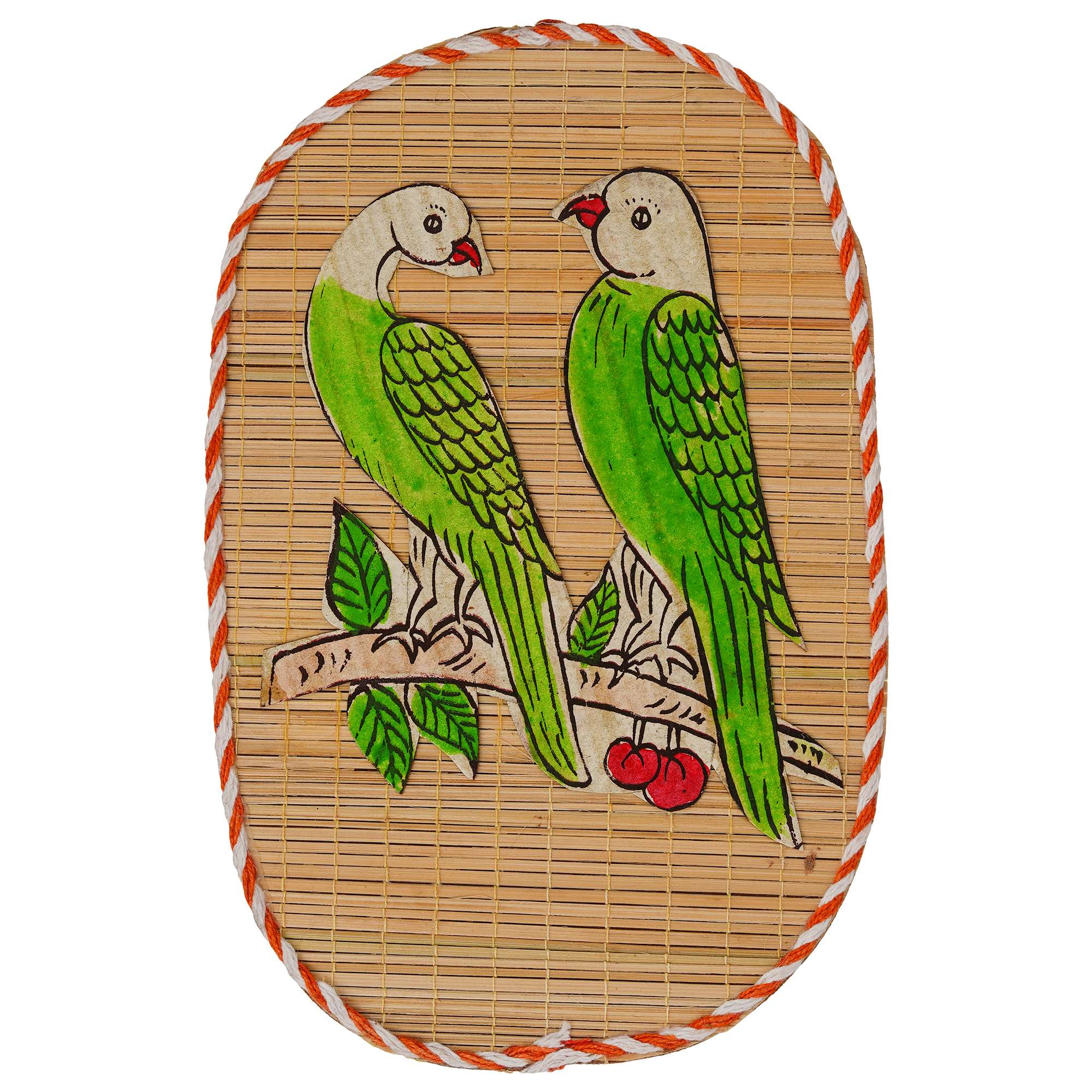 Handcrafted Parrot Bamboo Wall Art | Indian Home Decor | Mimily Shop - Image 2