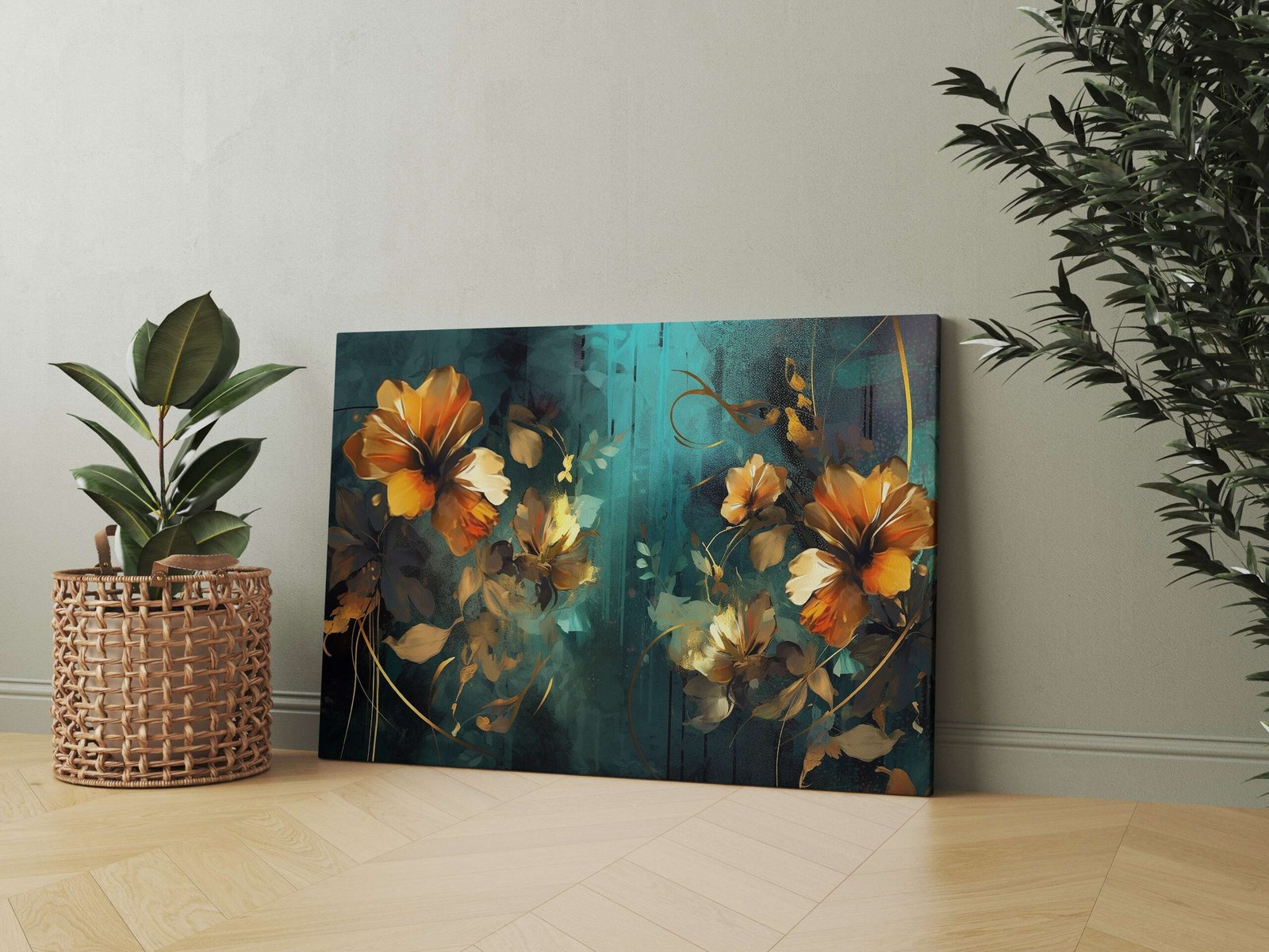 Indian Art Canvas Wall Art | Home Decor Gift | Mimily Shop - Image 2