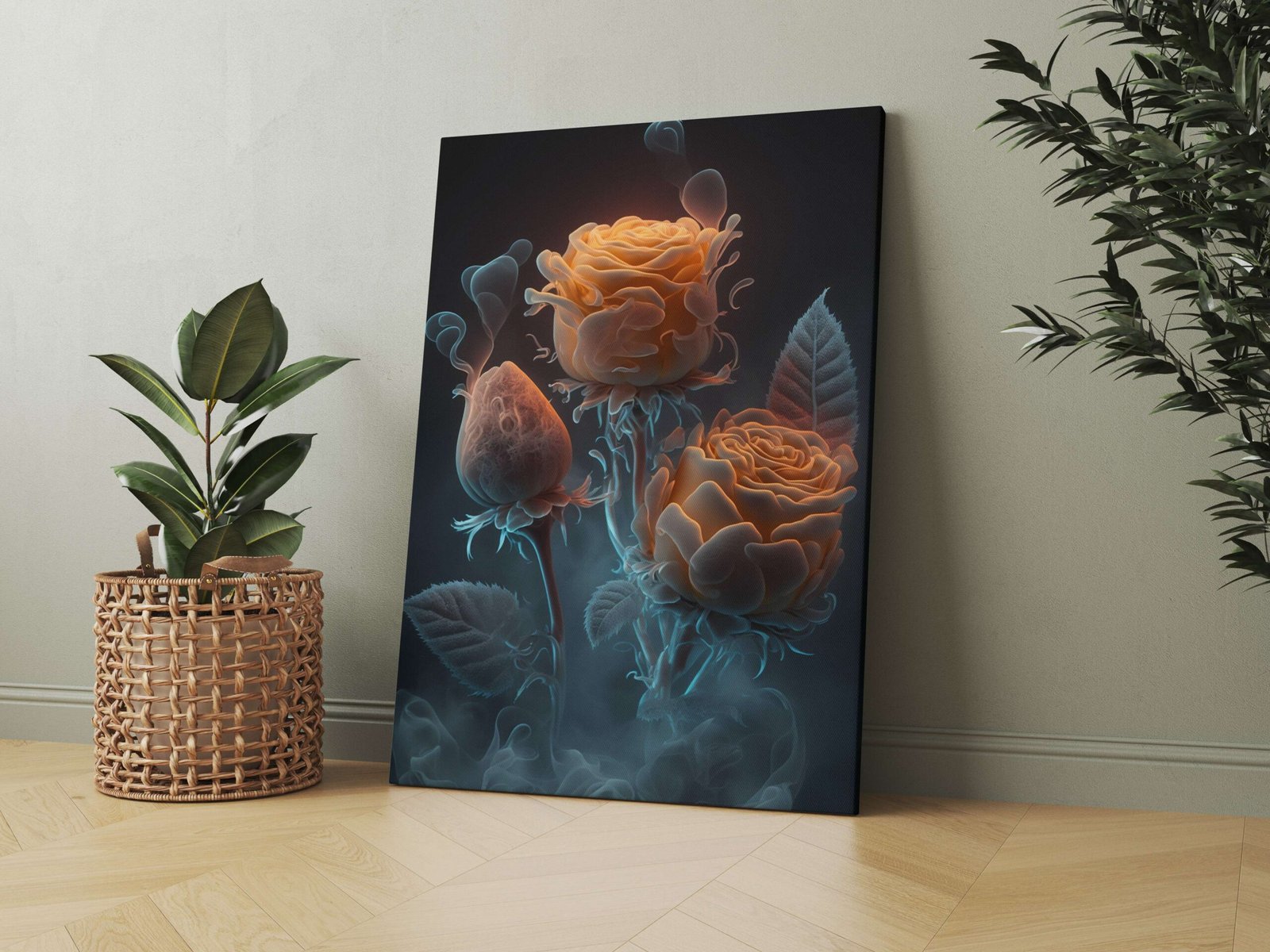 Indian Art Canvas Wall Art | Home Decor Gift | Mimily Shop - Image 3