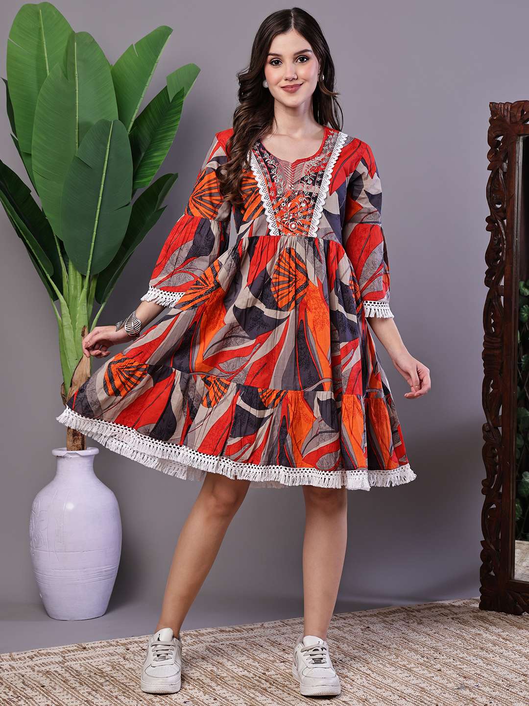 Cotton A-Line | Boho & Casual Women's Fashion | Mimily Shop