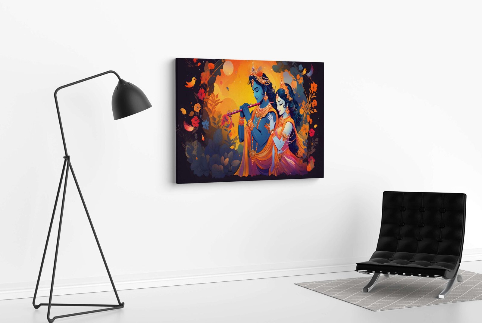 Indian Art Canvas Wall Art | Home Decor Gift | Mimily Shop - Image 4