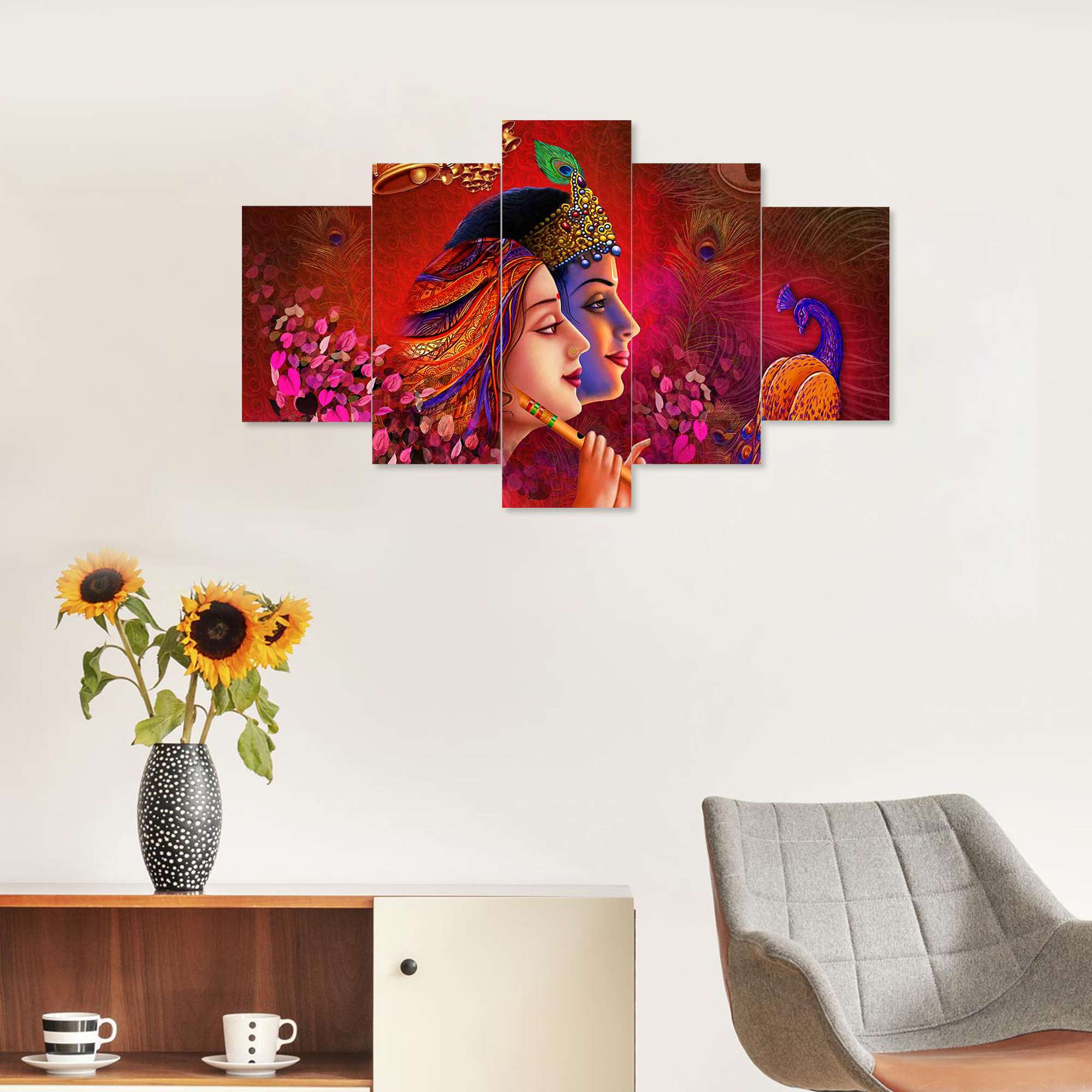 Indian Digital Wall Painting | Home Decor Art | Mimily Shop - Image 5