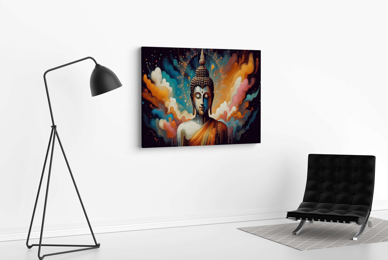 Indian Art Canvas Wall Art | Home Decor Gift | Mimily Shop - Image 4