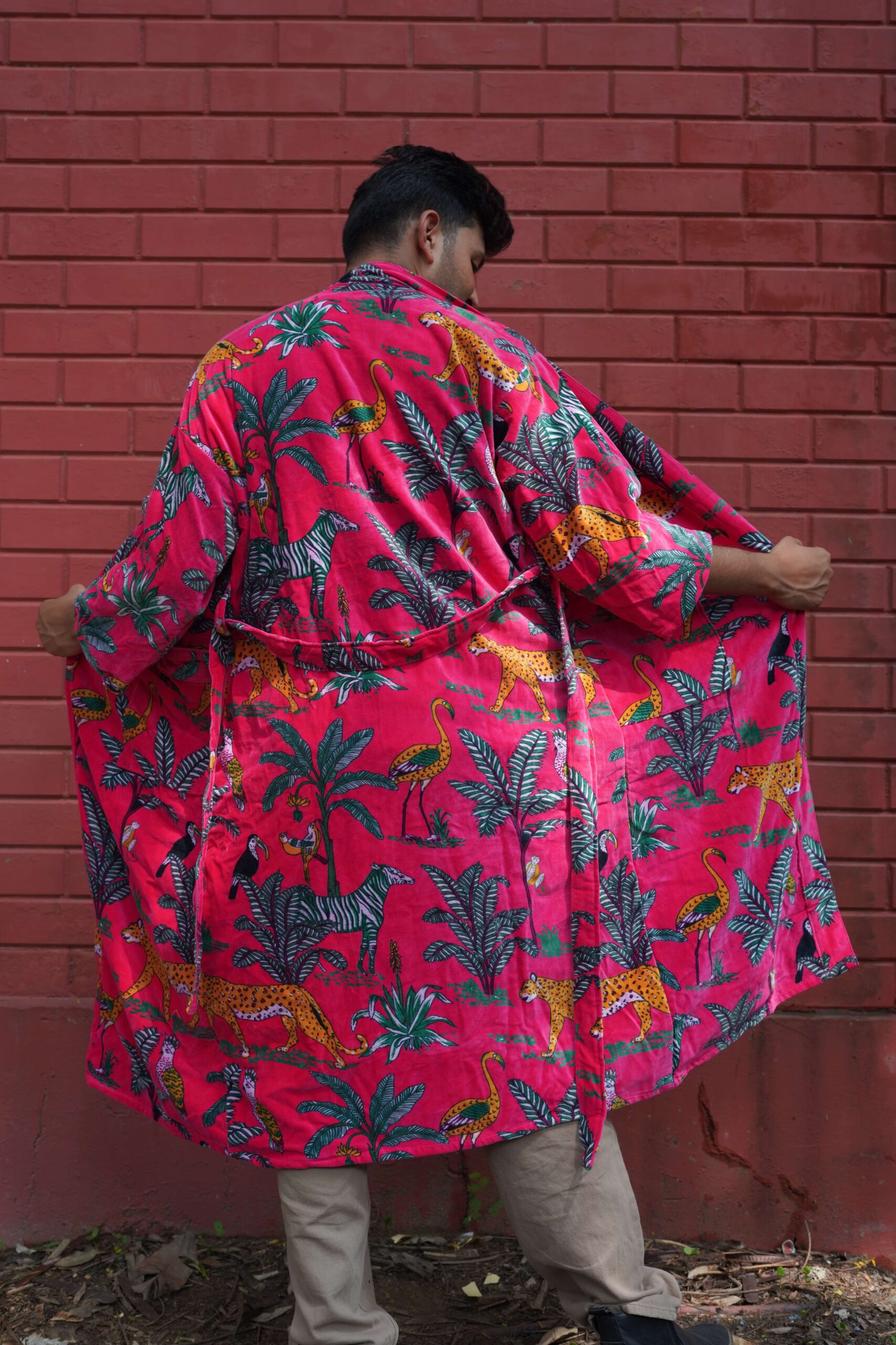 Handembroidered Velvet Jacket | Boho Home Decor | Mimily Shop - Image 3