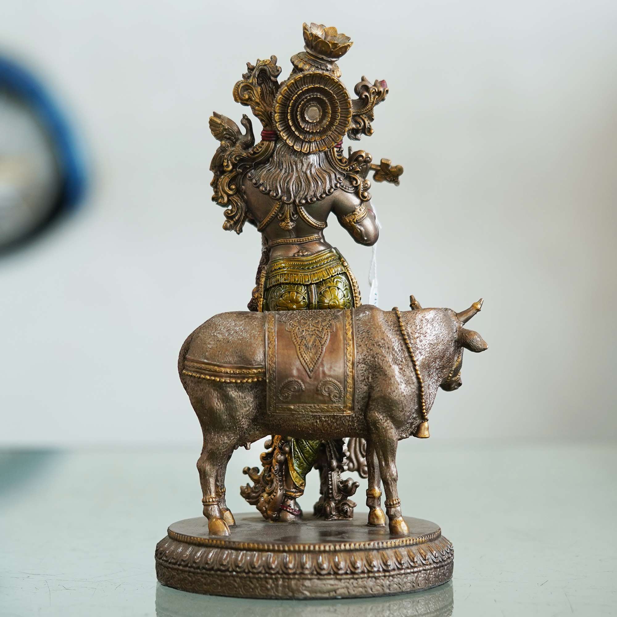 Handcrafted Bronze Figurine | Traditional Indian Art | Mimily Shop - Image 4