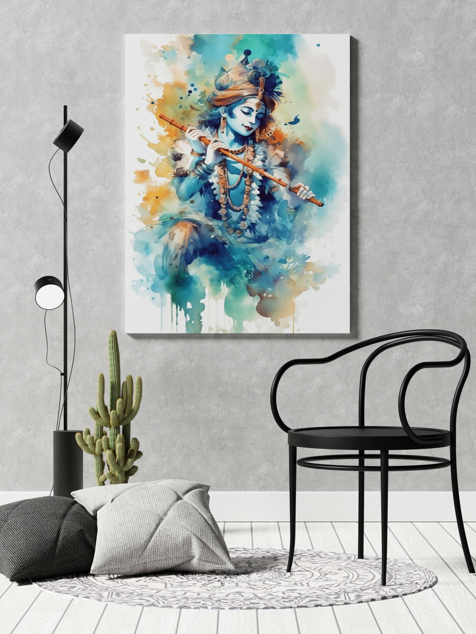 Indian Art Canvas Wall Art | Home Decor Gift | Mimily Shop