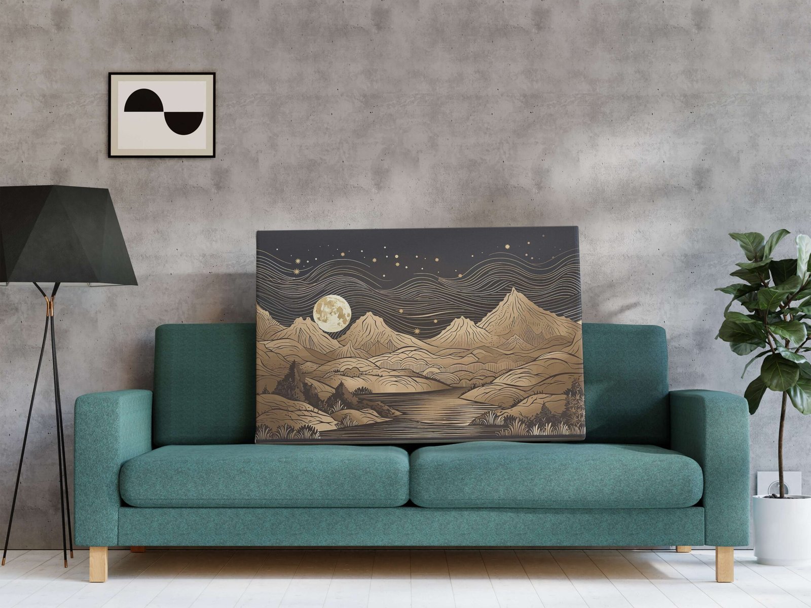 Indian Art Canvas Wall Art | Home Decor Gift | Mimily Shop - Image 4