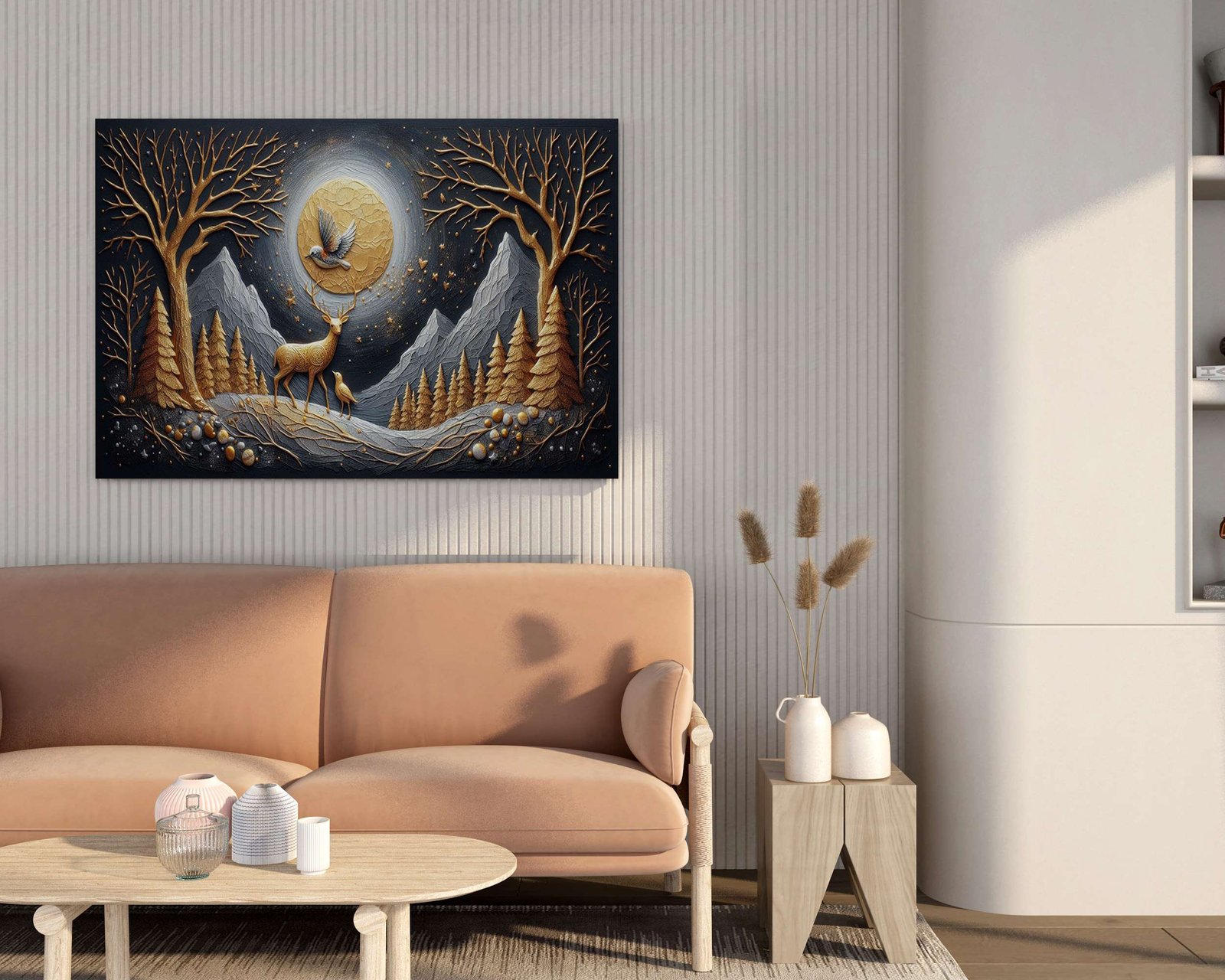 Indian Art Canvas Wall Art | Home Decor Gift | Mimily Shop