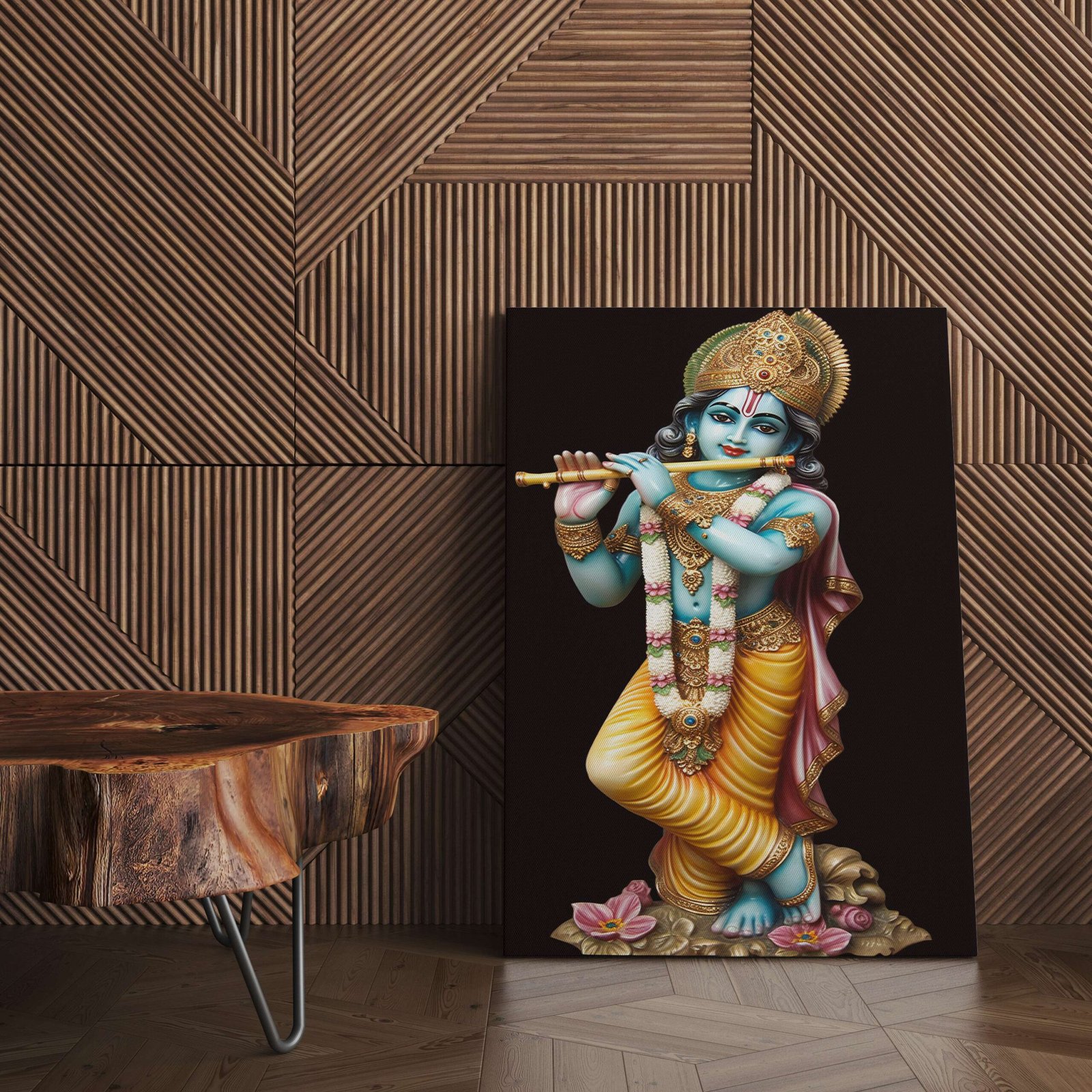 Indian Art Canvas Wall Art | Home Decor Gift | Mimily Shop - Image 3