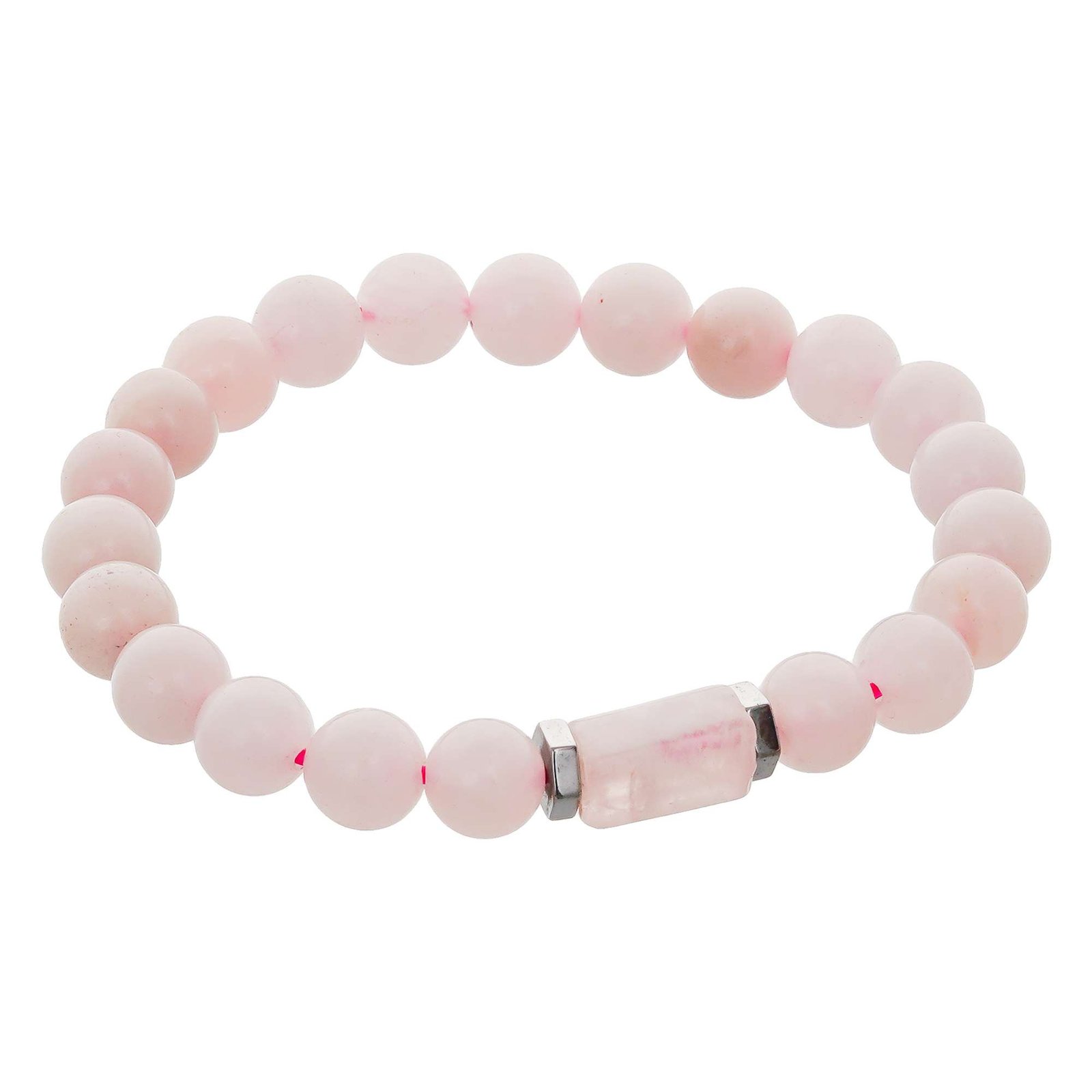Natural Rose Quartz Bracelet | Healing Crystals & Gemstones | Mimily Shop