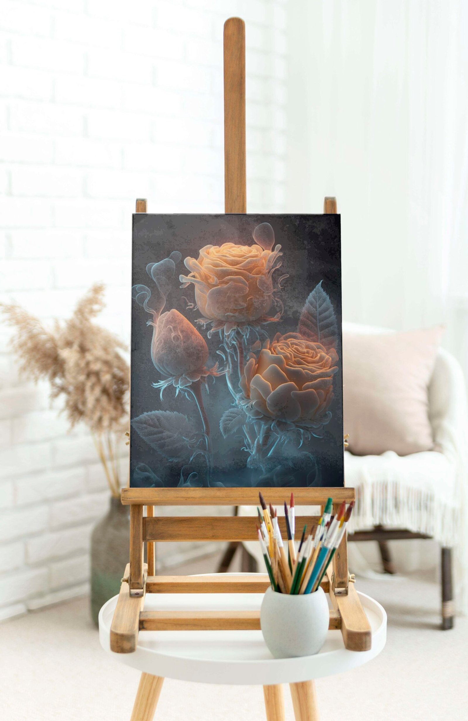 Indian Art Canvas Wall Art | Home Decor Gift | Mimily Shop - Image 4