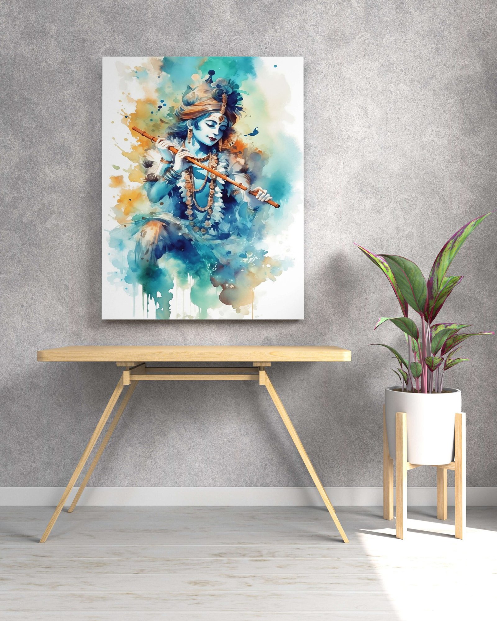 Indian Art Canvas Wall Art | Home Decor Gift | Mimily Shop - Image 4