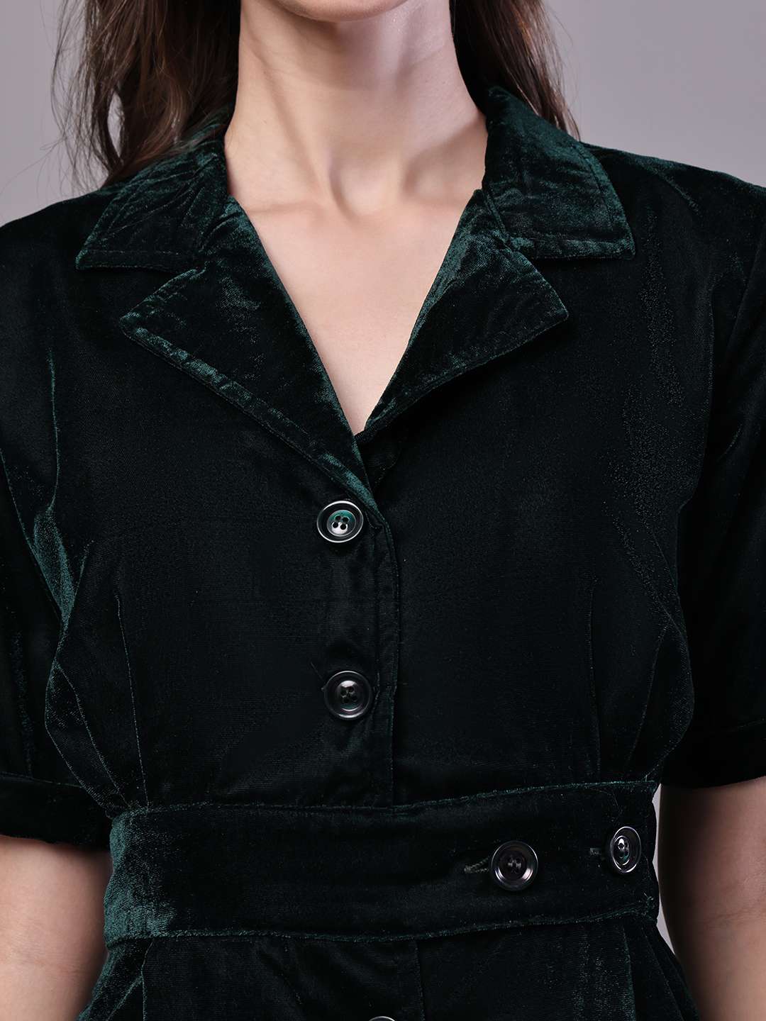 Velvet Midi Dress | Boho & Casual Women's Fashion | Mimily Shop - Image 5