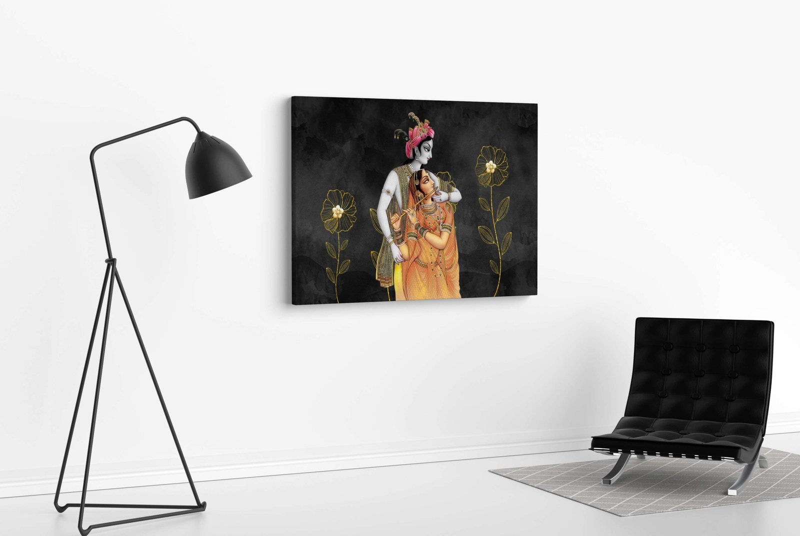Indian Art Canvas Wall Art | Home Decor Gift | Mimily Shop - Image 2