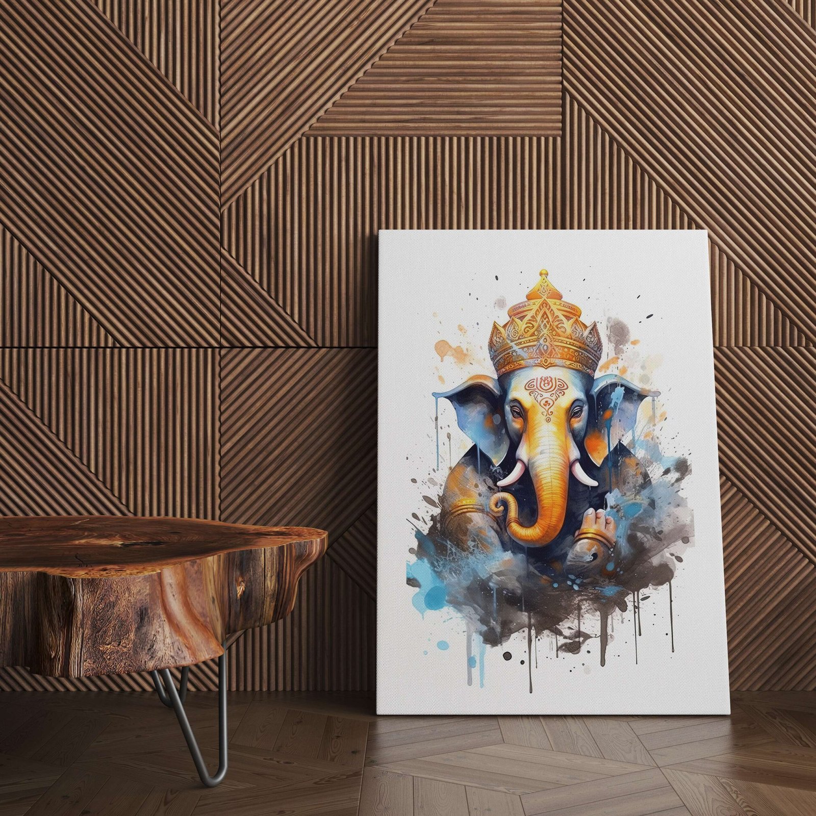 Indian Art Framed Canvas Wall Art | Home Decor Gift | Mimily Shop - Image 3