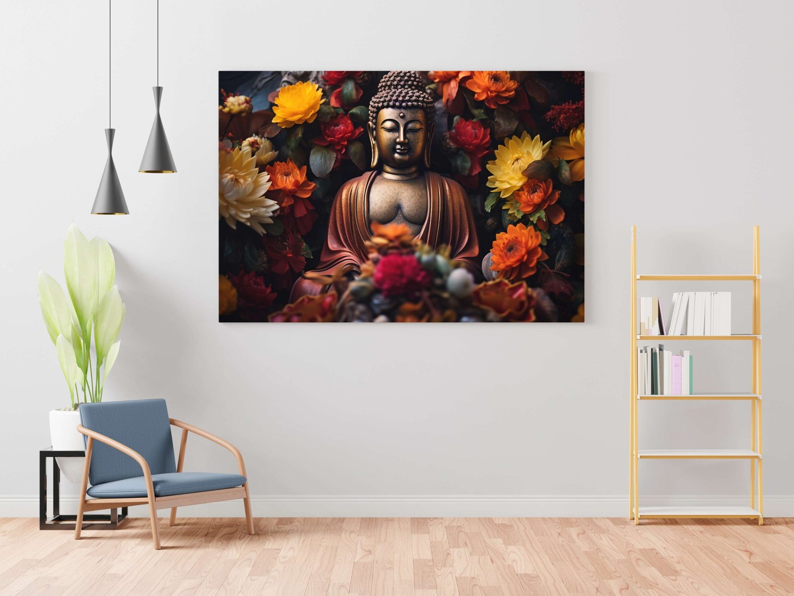 Indian Art Framed Canvas Wall Art | Home Decor Gift | Mimily Shop