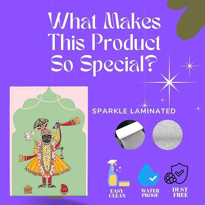 Handmade Pichwai Wall Painting | Traditional Indian Art | Mimily Shop - Image 3