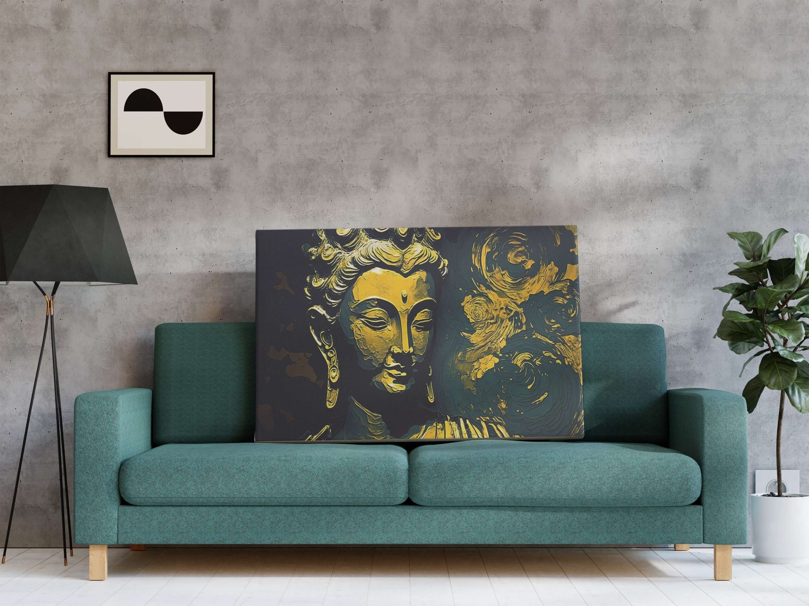 Indian Art Canvas Wall Art | Home Decor Gift | Mimily Shop - Image 2