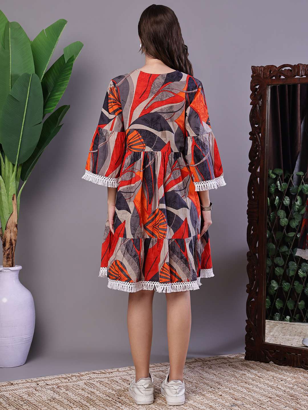 Cotton A-Line | Boho & Casual Women's Fashion | Mimily Shop - Image 2