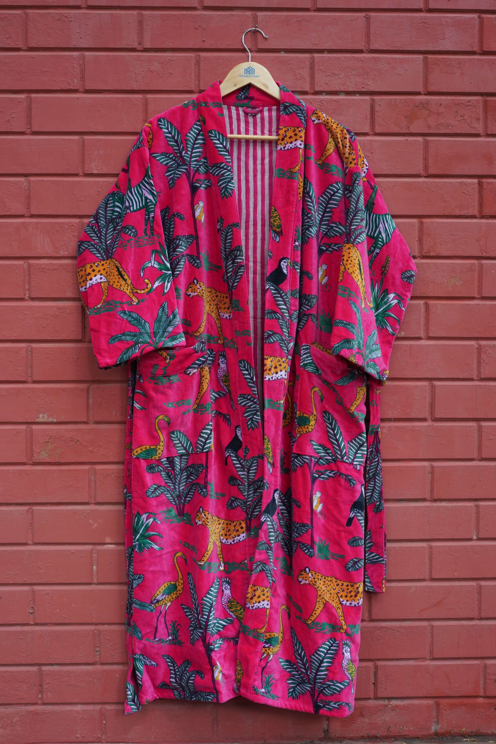 Handembroidered Velvet Jacket | Boho Home Decor | Mimily Shop - Image 4