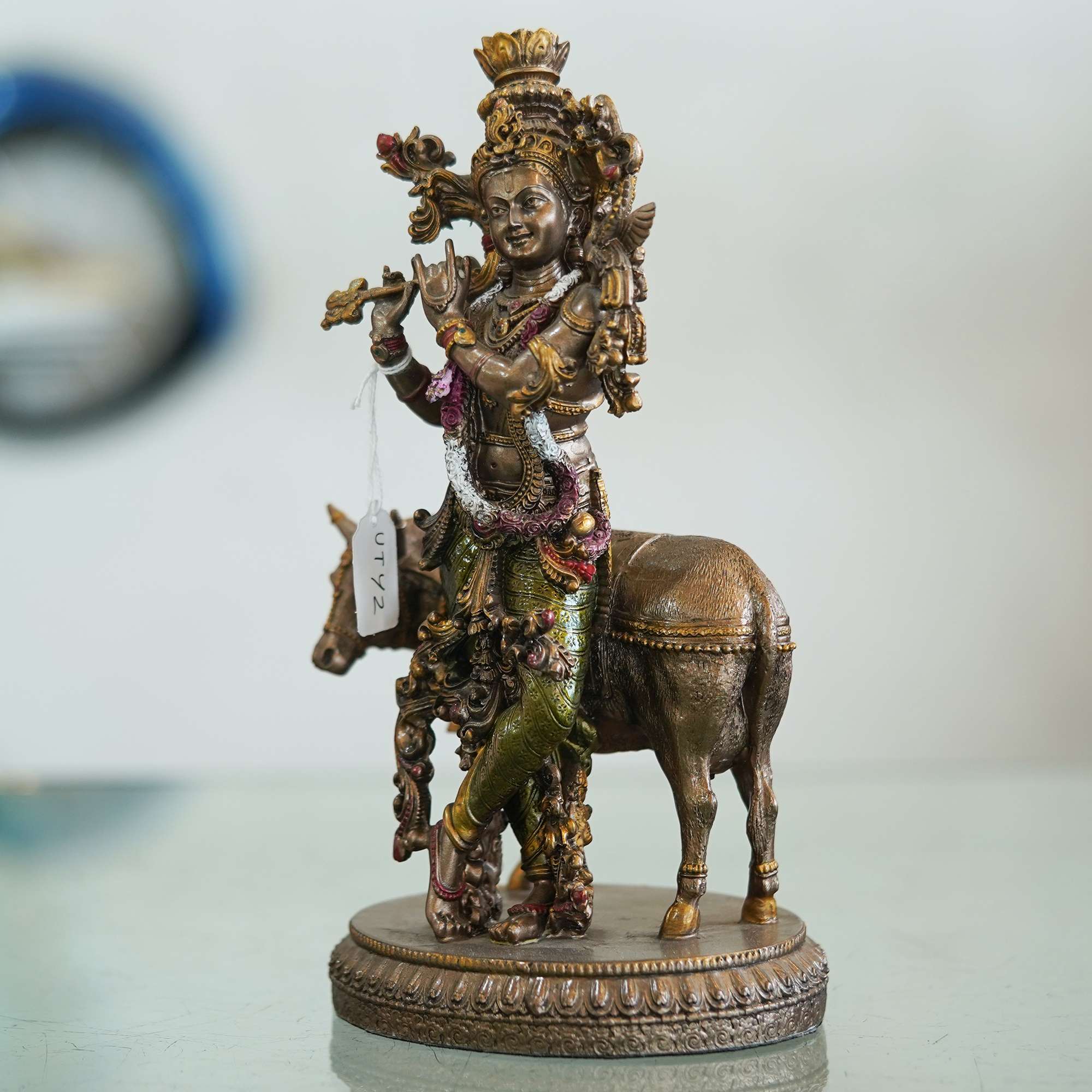 Handcrafted Bronze Figurine | Traditional Indian Art | Mimily Shop - Image 3