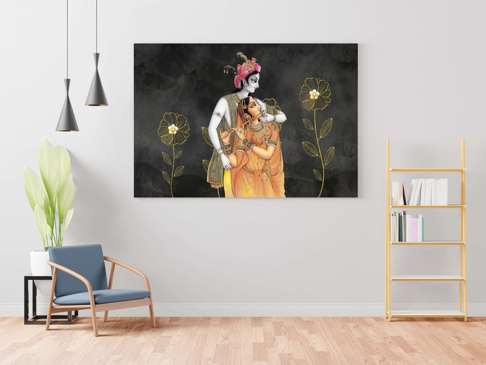 Indian Art Canvas Wall Art | Home Decor Gift | Mimily Shop