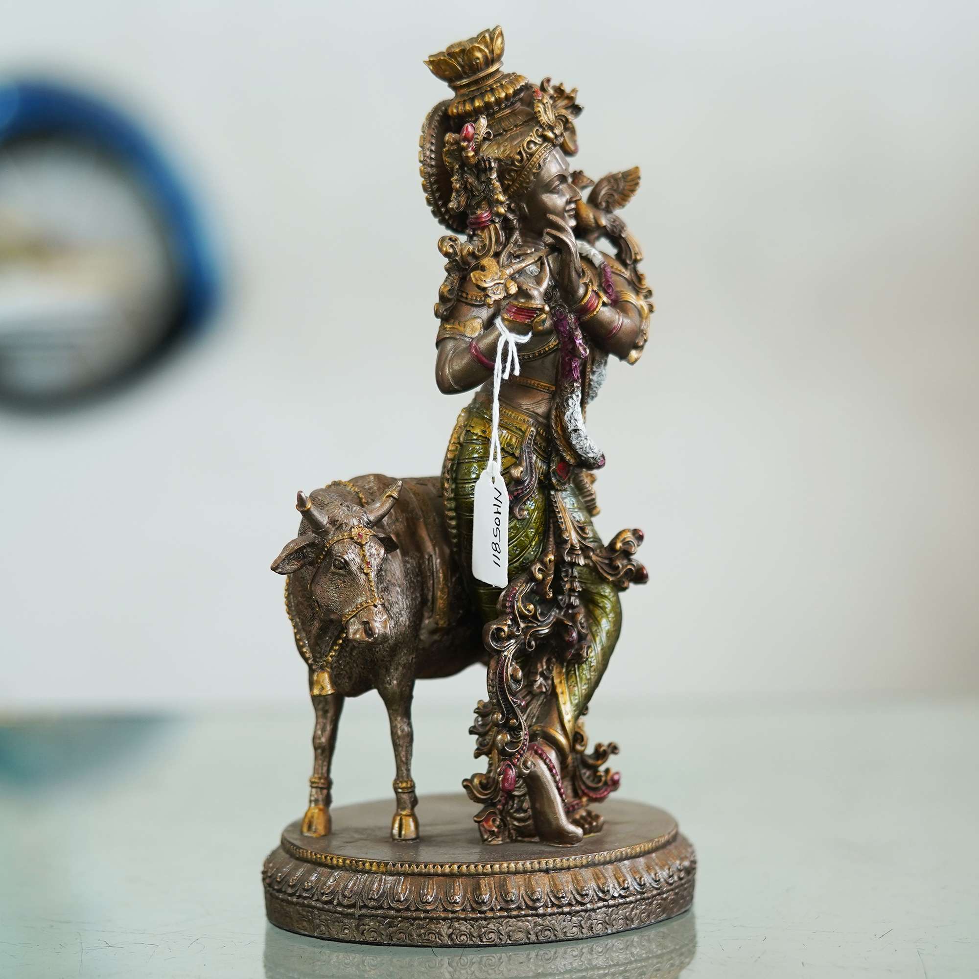 Handcrafted Bronze Figurine | Traditional Indian Art | Mimily Shop - Image 2
