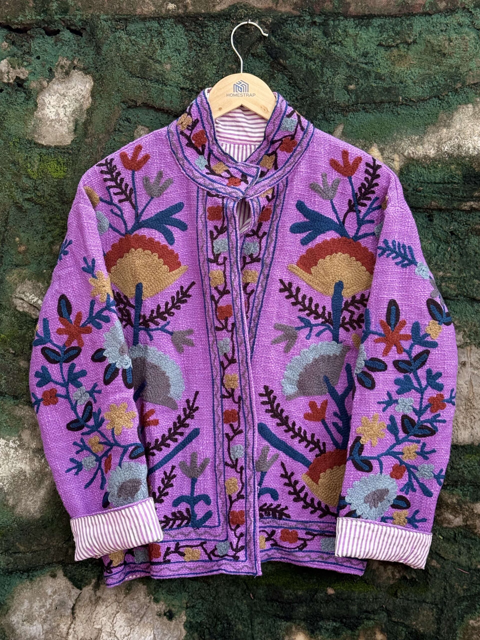 Handembroidered Velvet Jacket | Boho Home Decor | Mimily Shop