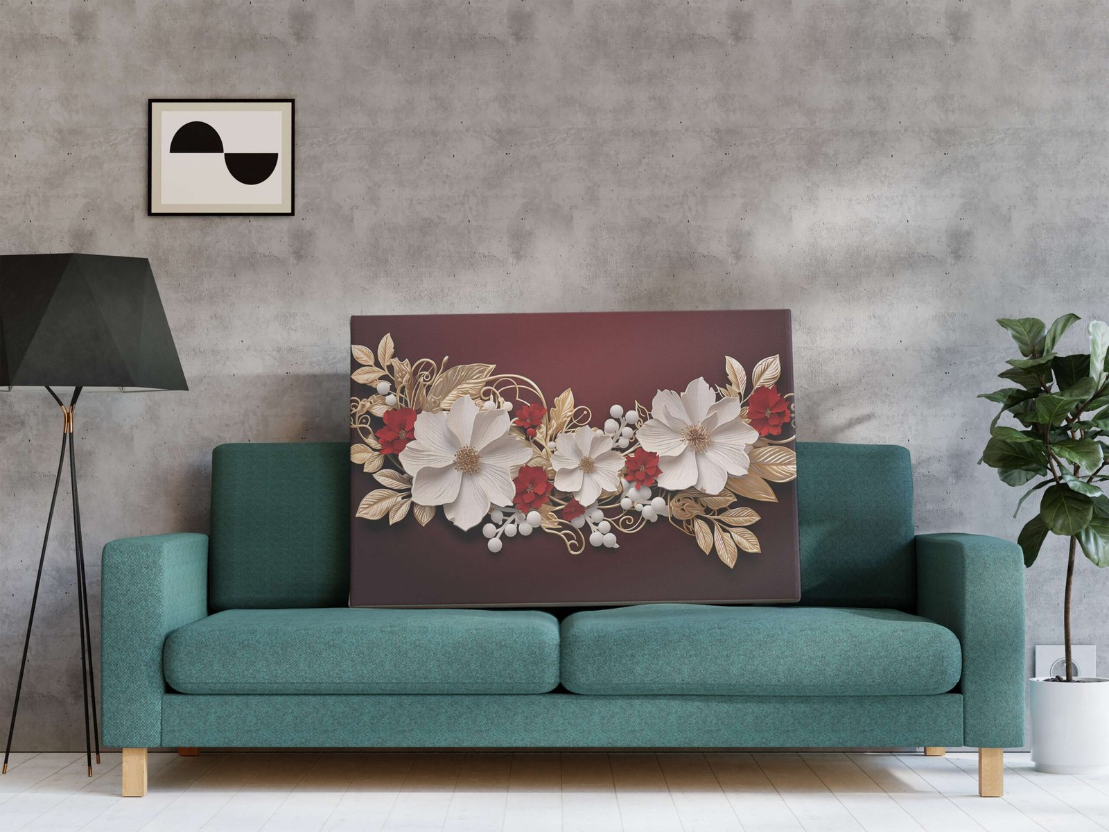 Indian Art Canvas Wall Art | Home Decor Gift | Mimily Shop - Image 4