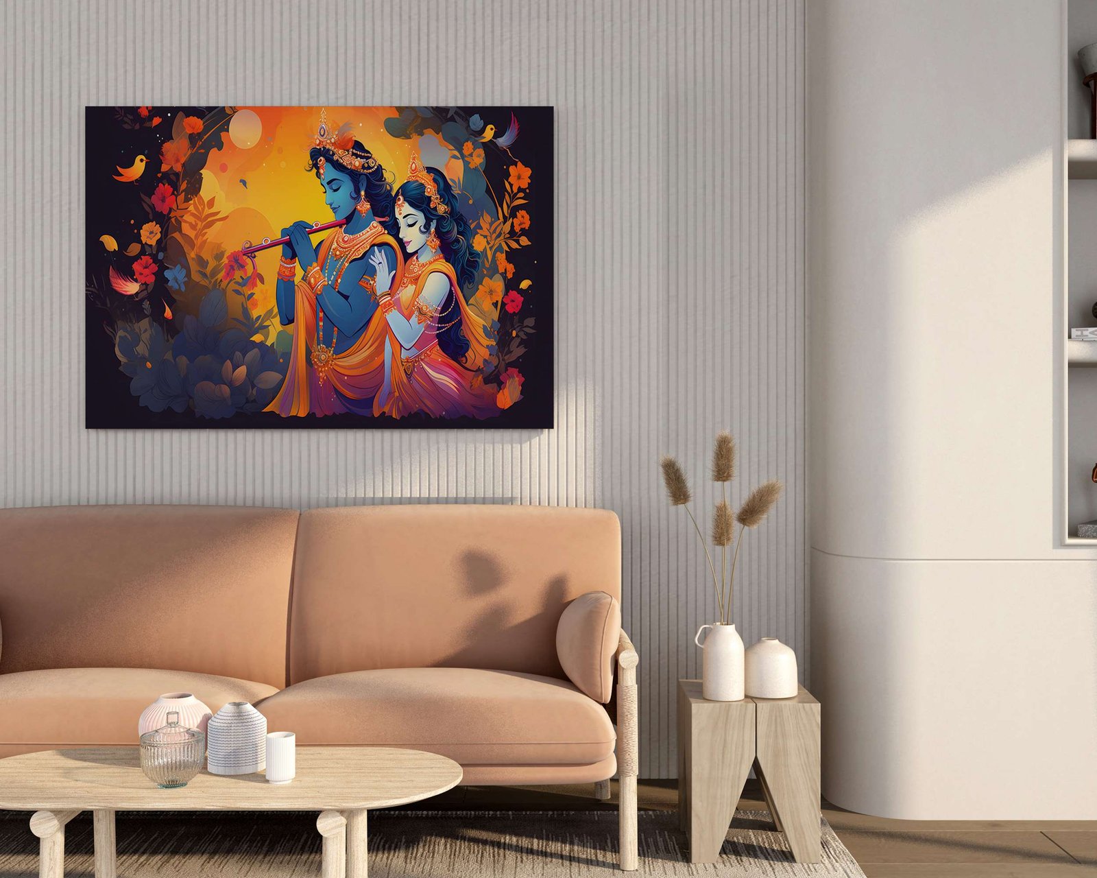 Indian Art Canvas Wall Art | Home Decor Gift | Mimily Shop