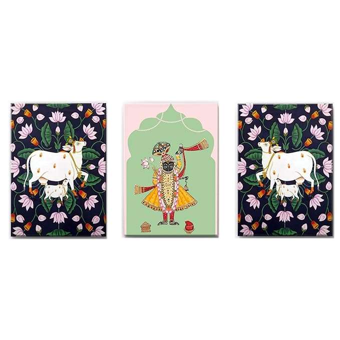 Handmade Pichwai Wall Painting | Traditional Indian Art | Mimily Shop